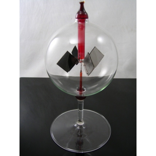 Lichtmühle - Radiometer - stehend rot