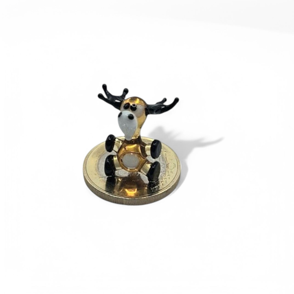 Mini -Elch Glastier - Glasfigur
