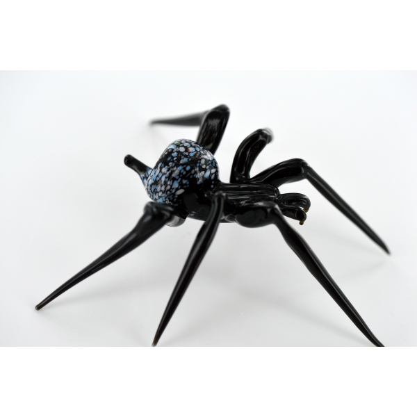 Spinne - Glasfigur 10 x 10 x 4 cm -Glastier