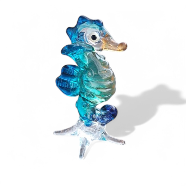Seepferdchen Klein - Handgefertigte Glasfigur
