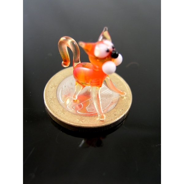 Katze 4 mini -Glastier-Glasfiguren-k-9