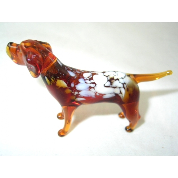 Hund-Dog-Vorstehhund Glasfigur-b8-6-10