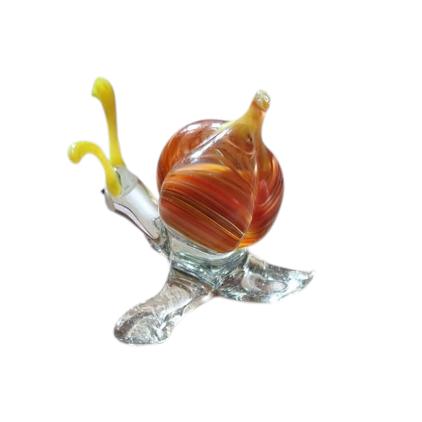Glasfigur Schnecke - Handgefertigt - Bunte Deko Figur