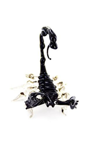 Skorpion - Scorpion -Glasfigur-Glastier-T-03S-black