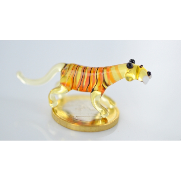 Tiger - Miniatur Glasfigur - Glastier