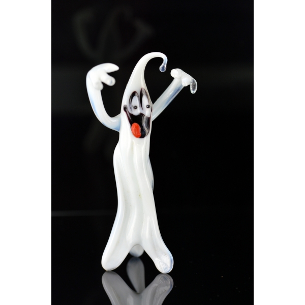 Gespenst Spooky - Geist Weiß - Halloween Glasfigur