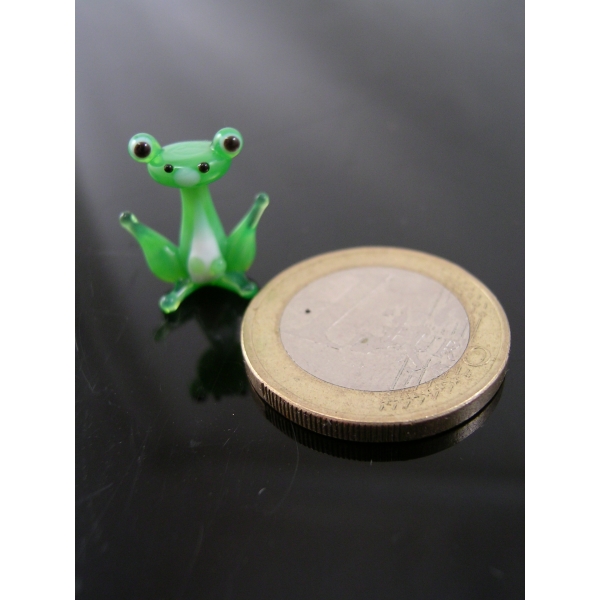 Frosch 1 mini-Glastier-Glasfigur-k-9