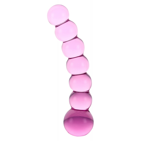 Glasdildo-Erotik Art Glas Skulptur-Rosa-F10