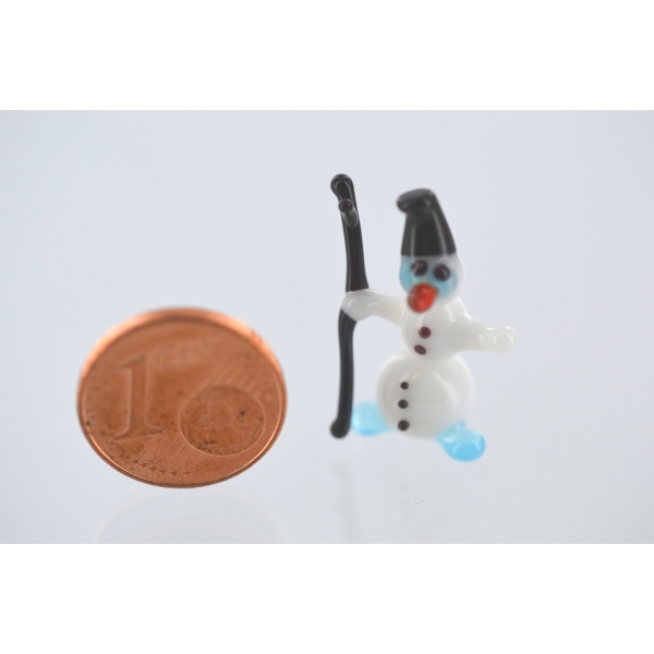 Schneemann mini 2 - Glasfigur