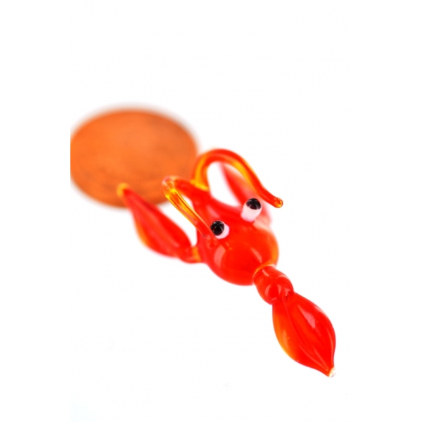Garnele mini ( krabbe) -F1- Glasfigur
