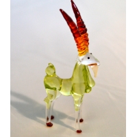Preview: Steinbock - Grün Braun Figur aus Glas - Glastier Deko Vitrine Preview: Steinbock - Grün Braun Figur aus Glas - Glastier Deko Vitrine