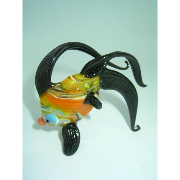 Fisch-Bunter Glasfisch-Glasfigur-Glastier-b4-6