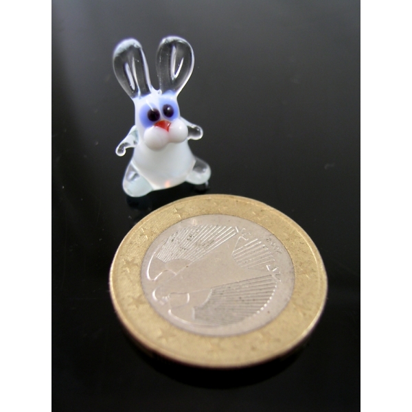 Hase 4 mini -Glastier-Glasfiguren-k-9