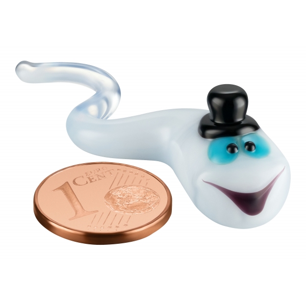 Spermium mit Hut - Miniatur Glasfigur