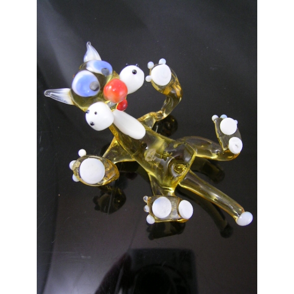 Katze-Katzen-Cat-Glasfigur-Glasfiguren v-3