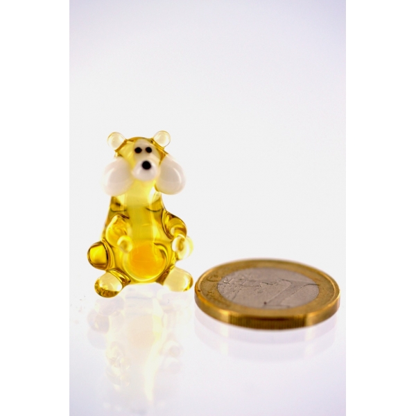 Hamster - Goldhamster Miniatur Glasfigur - Glastier