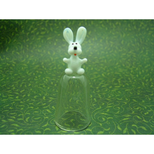 Fingerhut aus Glas-Hase