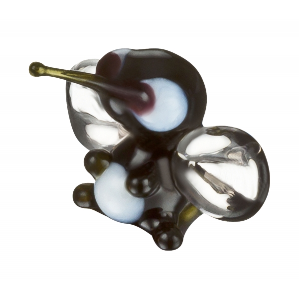 Mücke mini - Miniatur Figur aus Glas Fliege - Deko Setzkasten Vitrine Sammlerstück
