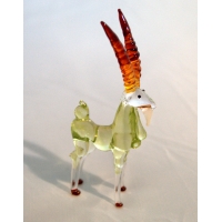 Preview: Steinbock - Grün Braun Figur aus Glas - Glastier Deko Vitrine Preview: Steinbock - Grün Braun Figur aus Glas - Glastier Deko Vitrine