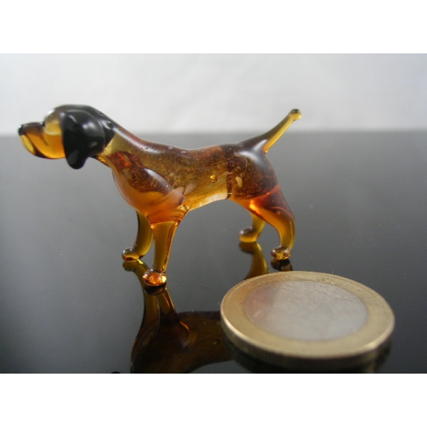 Vorstehhund- Glasfigur - b8-12-20
