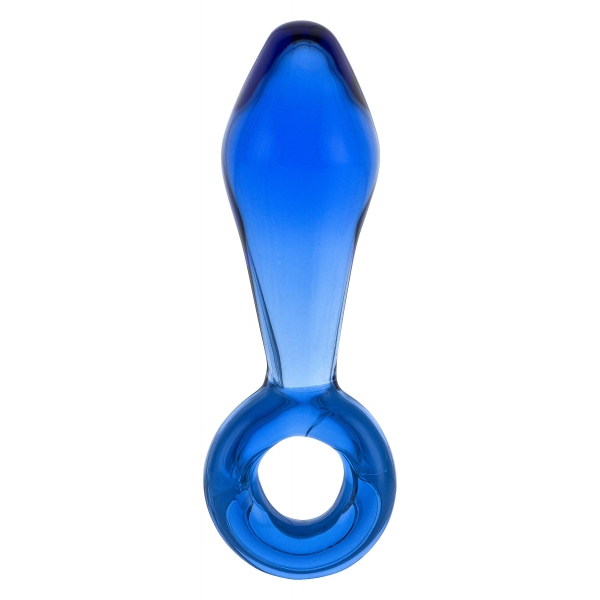 Glasdildo-Erotik Art Glas Skulptur-Anal Plug-F2