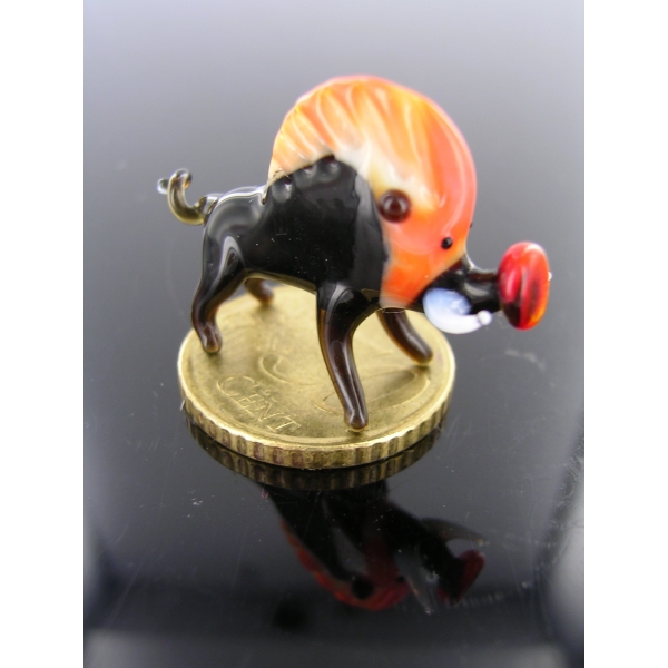 Wildschwein mini 2-Glasfigur-k-2