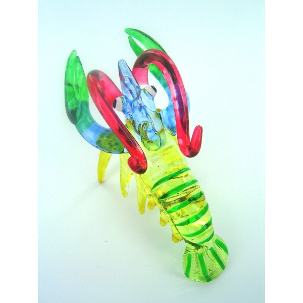 Krebs - Lobster -Glasfigur-Glastier-T-12