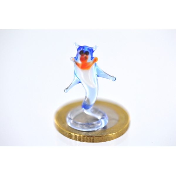 Djinn mini - Dschinn Miniatur Figur aus Glas Flaschengeist - Deko Setzkasten Vitrine