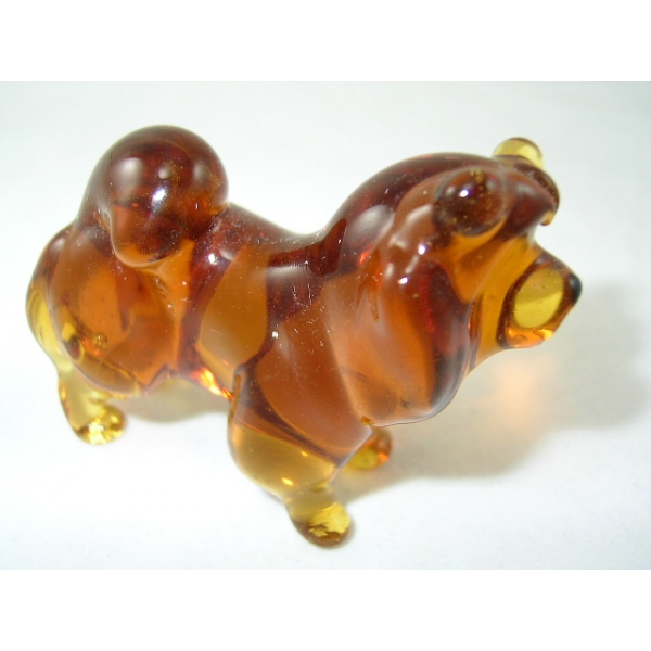 Hund-Dog-Chow-Chow Glasfigur-13-2