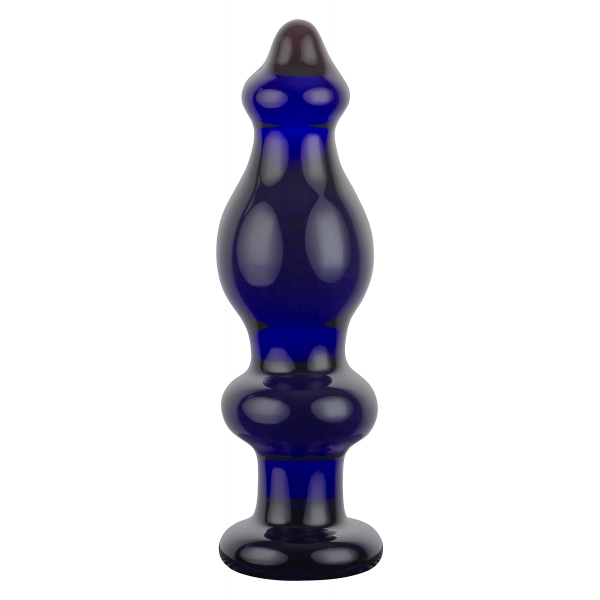 Glasdildo-Erotik Art Glas Skulptur-Anal Plug-F23